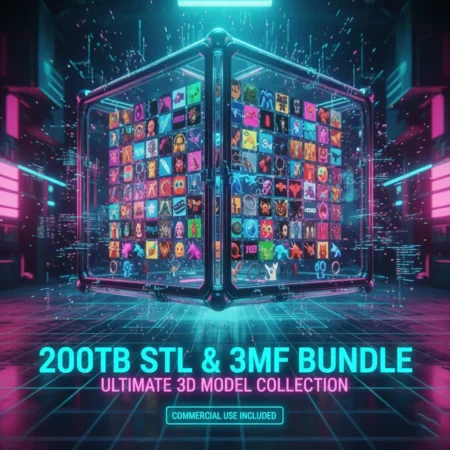 20,000,000+ STL 3D Models Library – 200 TB Mega Collection Instant Download FDM & Resin Printable